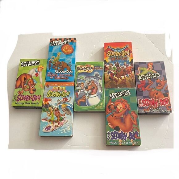7 tape Scooby-Doo! VHS Lot Scooby Doo Cartoon Network - Picture 1 of 4